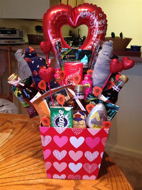 mens gift baskets valentines day